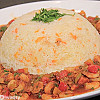 طريقة عمل  أرز بالجمبري والصلصة