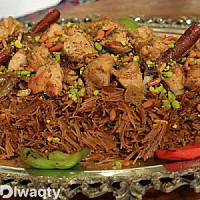 طريقة عمل شعرية بالخلطة مع صدور دجاج