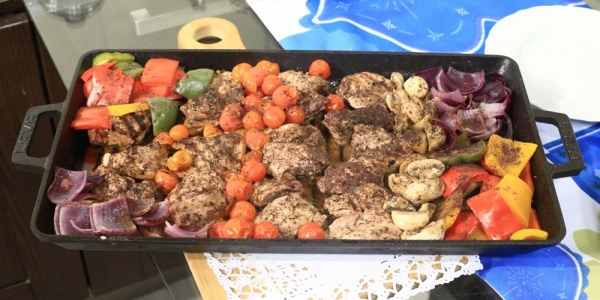 طريقة عمل شيش طاووق