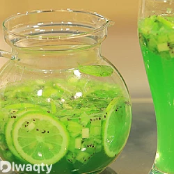 طريقة عمل عصير كيوي بالنعناع
