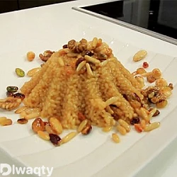 طريقة عمل ارز بالمكسرات