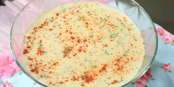 طريقة عمل شوربة القرنبيط بالكريمة