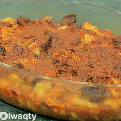 طريقة عمل قرنبيط باللحم