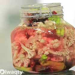 طريقة عمل قرنبيط مخلل