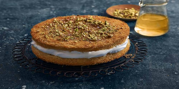 طريقة عمل كنافة بالكريمة