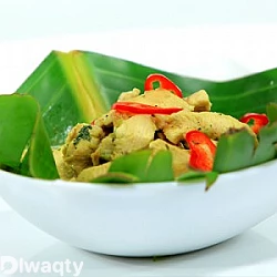 طريقة عمل قطع دجاج بعشب الليمون