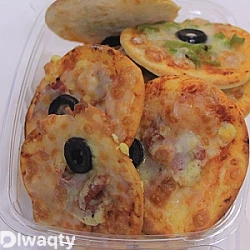 طريقة عمل مينى بيتزا