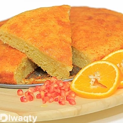 طريقة عمل كيكة الزبادي بشربات العسل