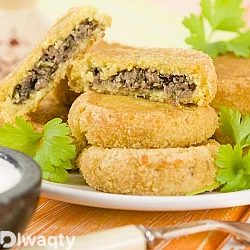 كبة مقلية باللحم المفروم