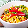 طريقة عمل سلطة الذرة والفاصوليا الحمراء بالزبادي