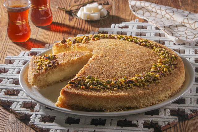 كنافة بالكريمة