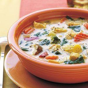 شوربة الخضار بالأرز