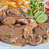 ساندويش ستيك مع فطر للرجيم
