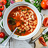 شوربة الطماطم بالكريمة الشهية