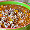 طريقة عمل شوربة الأرز باللحم