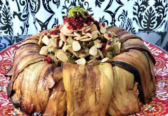 طريقة عمل المقلوبة بالدجاج سهله