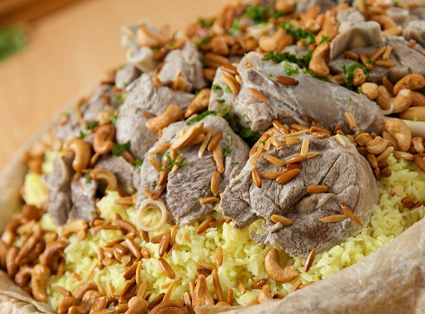 طريقة عمل المنسف الاردني بالجميد الكركي