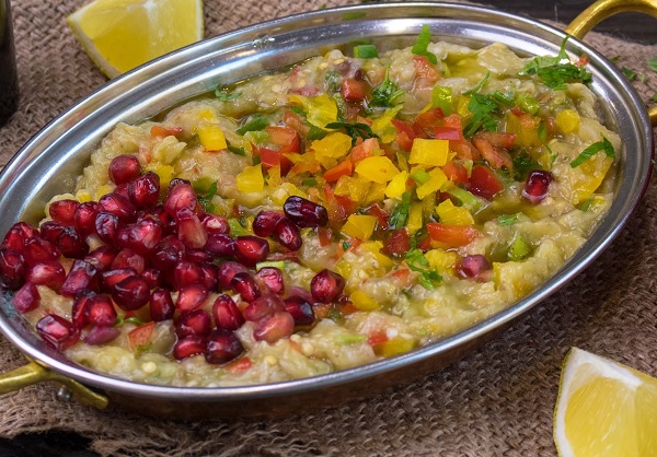 طريقة عمل بابا غنوج السوري