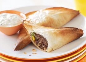 طريقة عمل بريوات مغربية بالكفتة