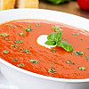 طريقة عمل شوربة الطماطم مع الريحان