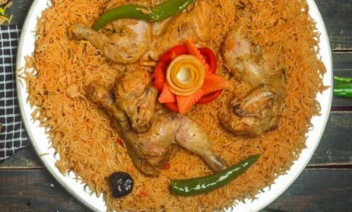 طريقة عمل المضغوط اليمني بالدجاج