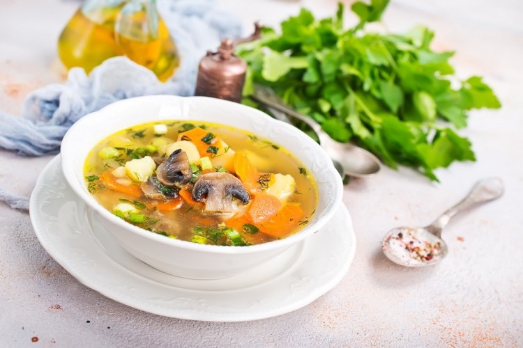 شوربة الخضار بدون كريمة