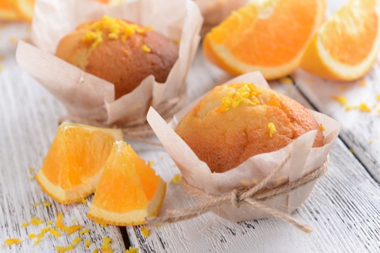 كب كيك بكريمة الفانيلا