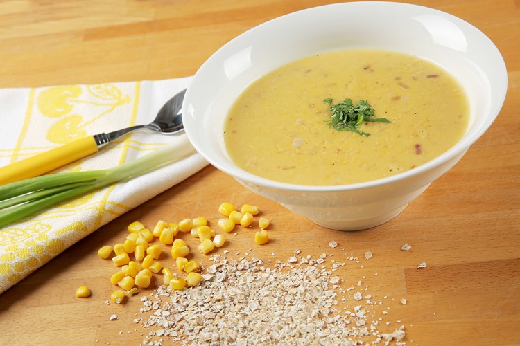 شوربة الذرة بالحليب