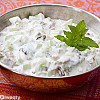 سلطة الزبادي بالشبت