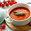 طريقة عمل شوربة الطماطم المشوية