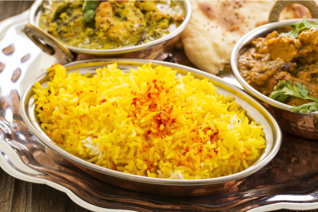 أرز بالزعفران بمذاق ولا أشهي!