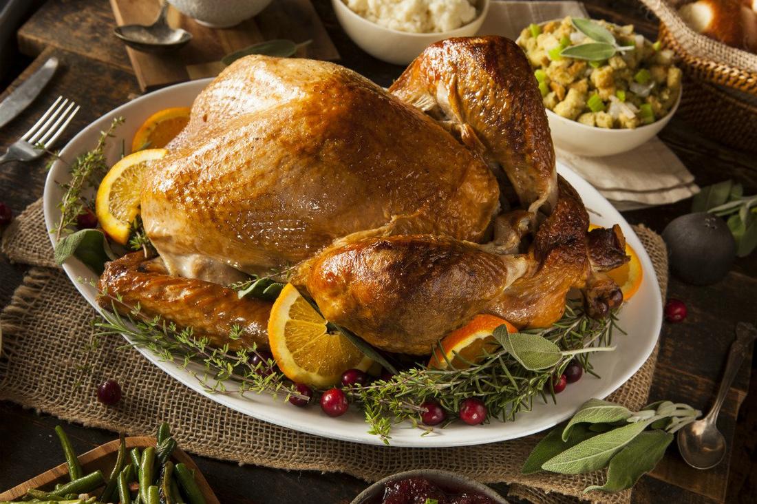 الديك الرومي المشوي لحفل رأس السنة