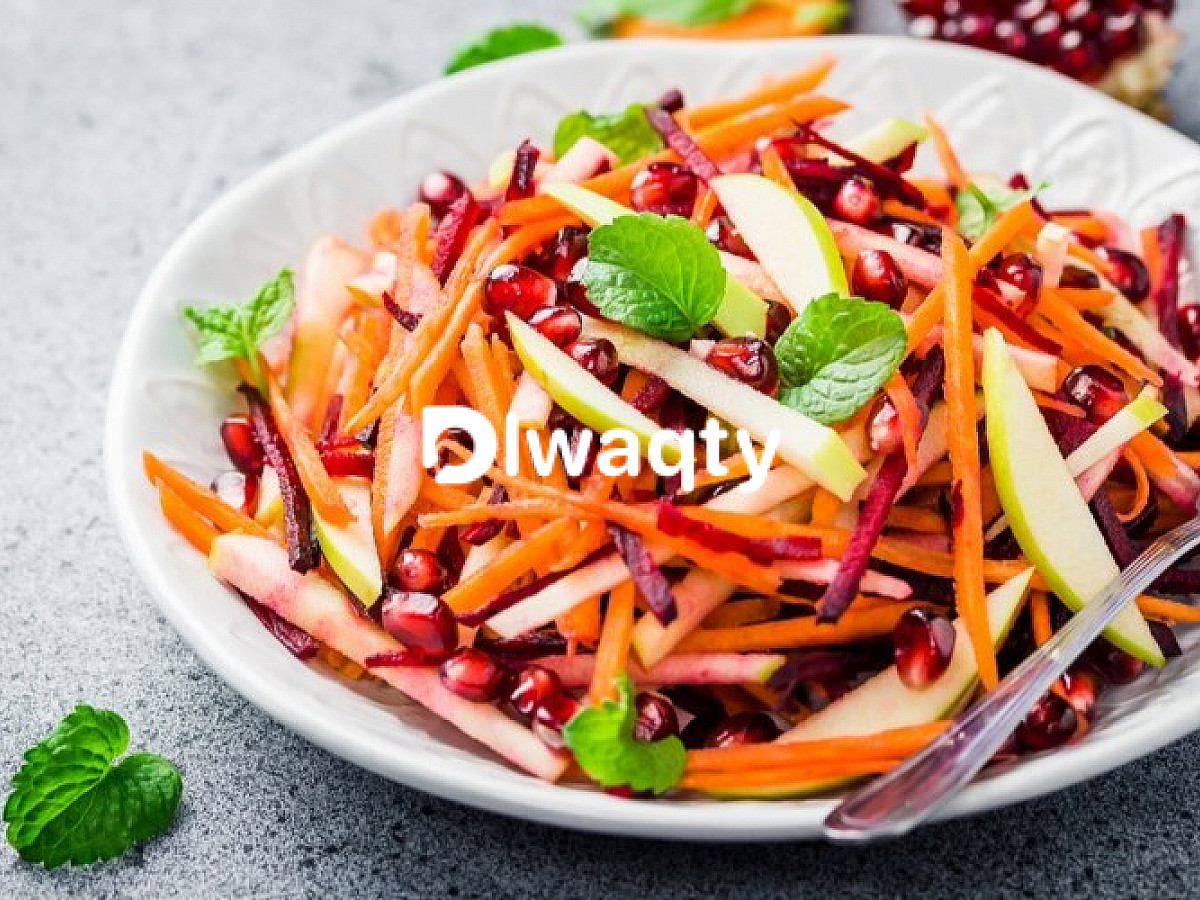 طريقة عمل سلطة الجزر المسلوق بالبقدونس