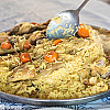 مقلوبة الزهرة باللحم