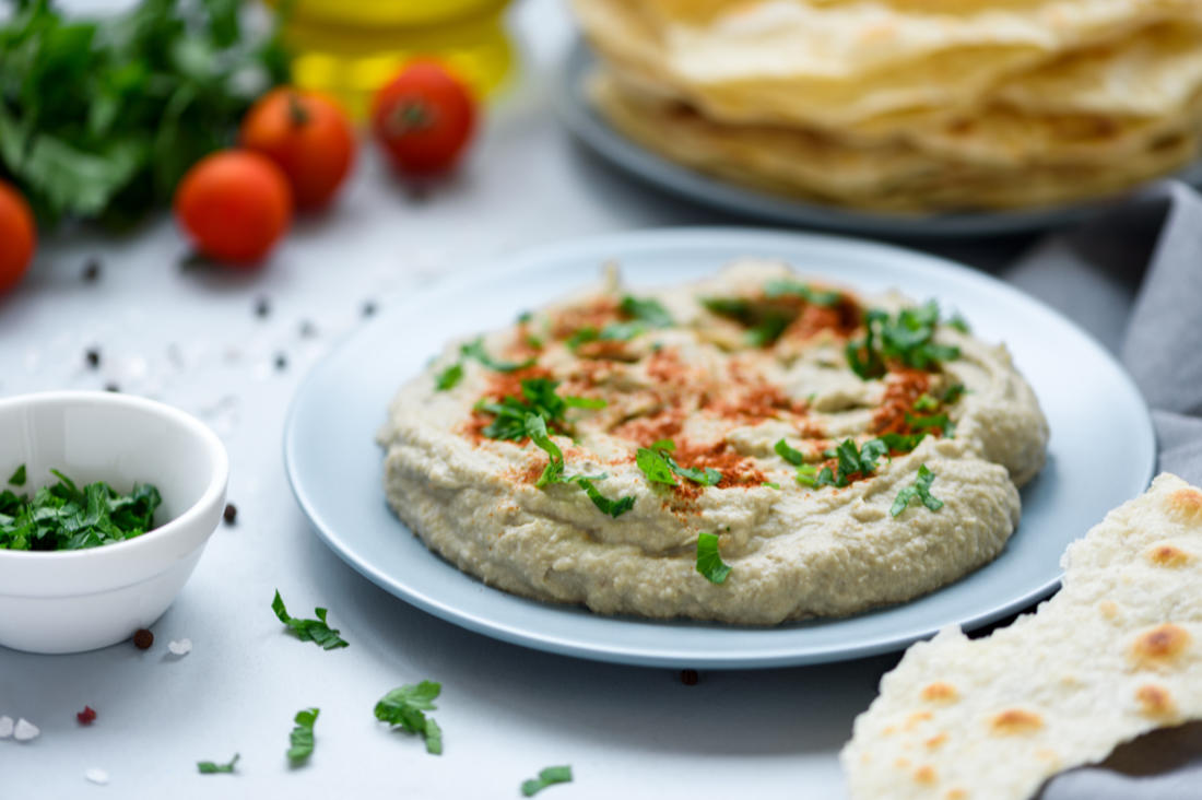 طريقة تحضير متبل الكوسا بالطحينة