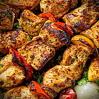 ربع شيش طاووق مع ارز بسمتي