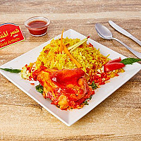 1/4 فرخة مندى مع ارز بسمتى