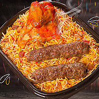 وجبة قصر المندي صدر مع ارز بريانى 