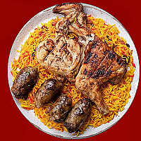 نصف فرخة مع ربع طرب