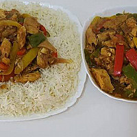 ارز مع فاهيتا دجاج