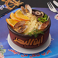 مكرونة سى فود صوص أبيض بالكريمة 