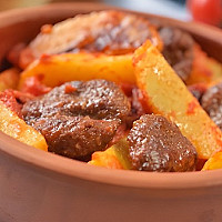 بطاطس باللحمة