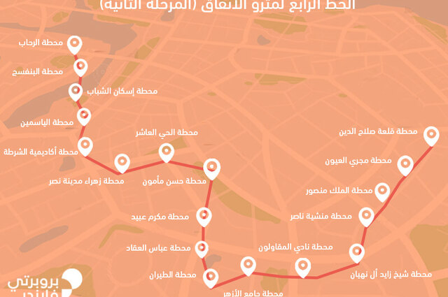 متابعة تنفيذ الخط الأول والثاني للمرحلة الرابعة للمترو بمصر