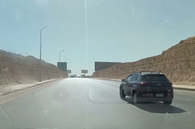 تحديد الاراضي الفضاء لمسار طريق العين السخنة حتى ميدان بيتشو