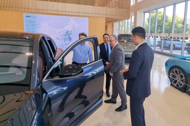 وفد مصري يزور شركة السيارات الكهربائية الصينية  NIo
