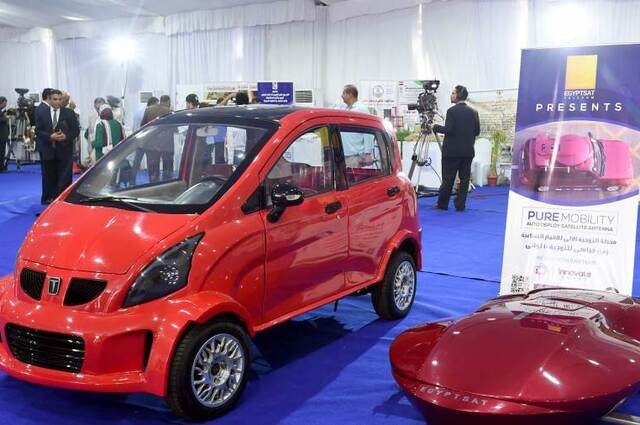 أول سيارة كهربائية من ايجيبت سات أوتو في 2024