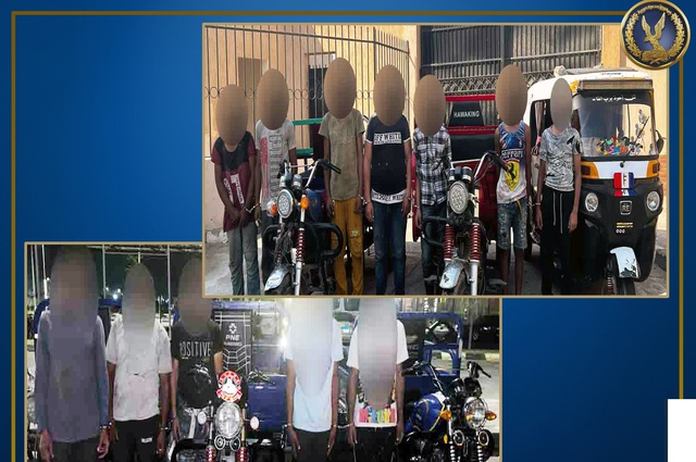 ضبط عصابة سرقة سيارات النقل المحملة بالثمار في العبور