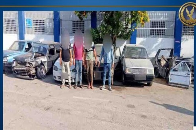 ضبط عصابة لسرقة السيارات في مصر وأخرى للدراجات النارية