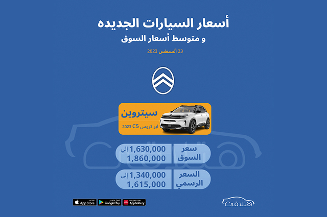 السعر السوقي لسيارات سيتروين في مصر 