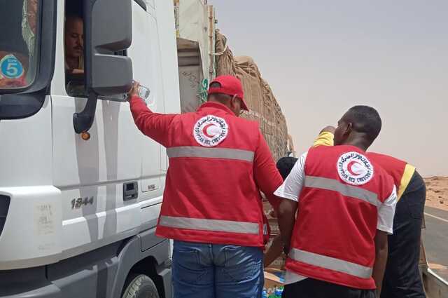 توضح لسبب تكدس الشاحنات في في منفذي أرقين وقسطل بمصر